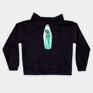 Green Bottled Fairy Kids Hoodie